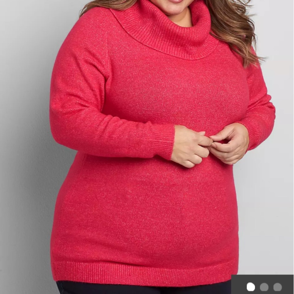 Cowl-Neck Tunic Sweater